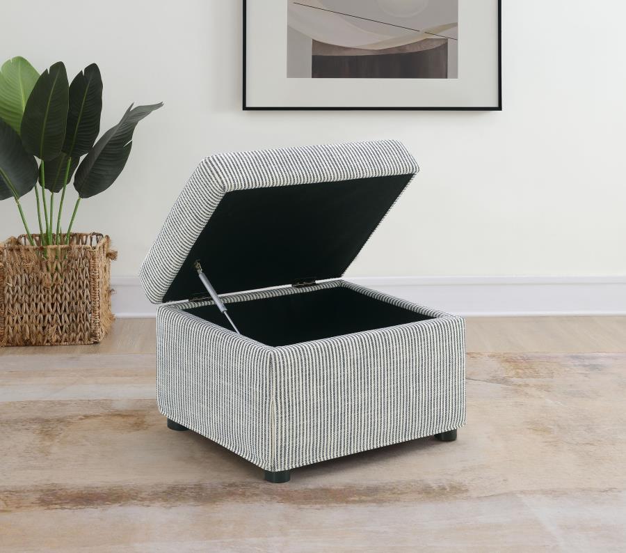 Winter - Upholstered Hydraulic Lift Top Storage Ottoman Coaster Fine Furniture