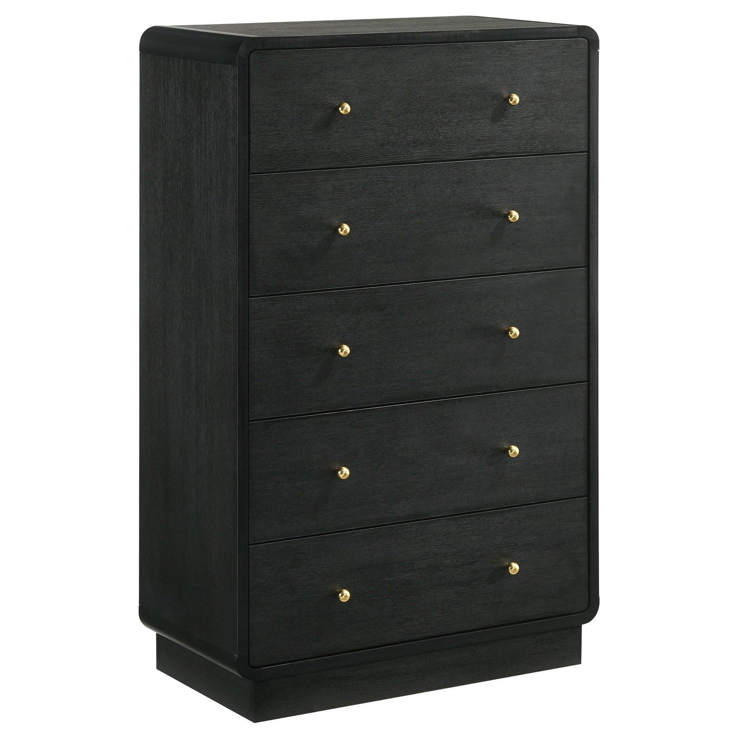 Cavelle - 5-Drawer Chest Of Drawers - Black Coaster Fine Furniture