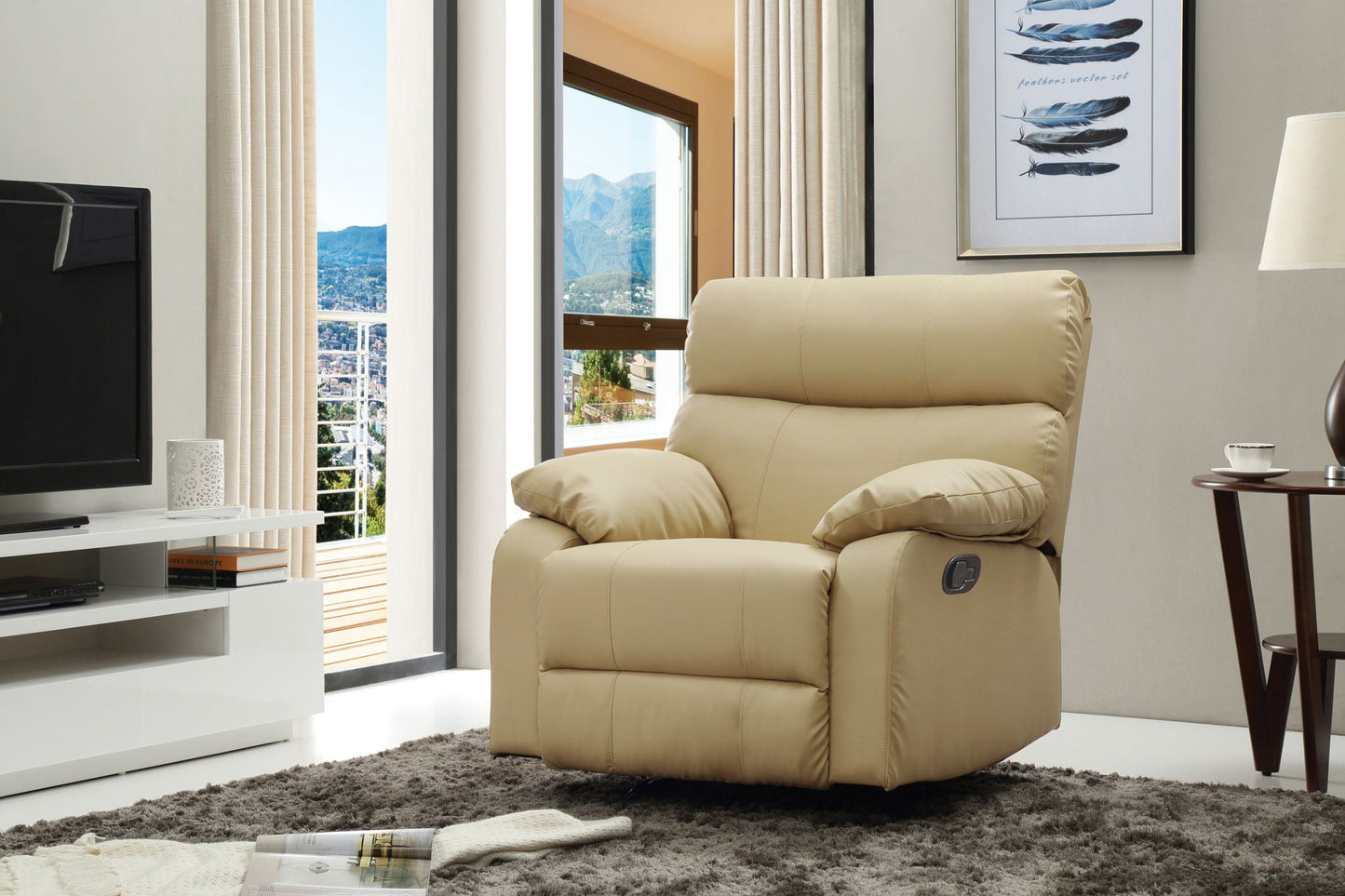 Modern Design Rocker Recliner Glory Furniture