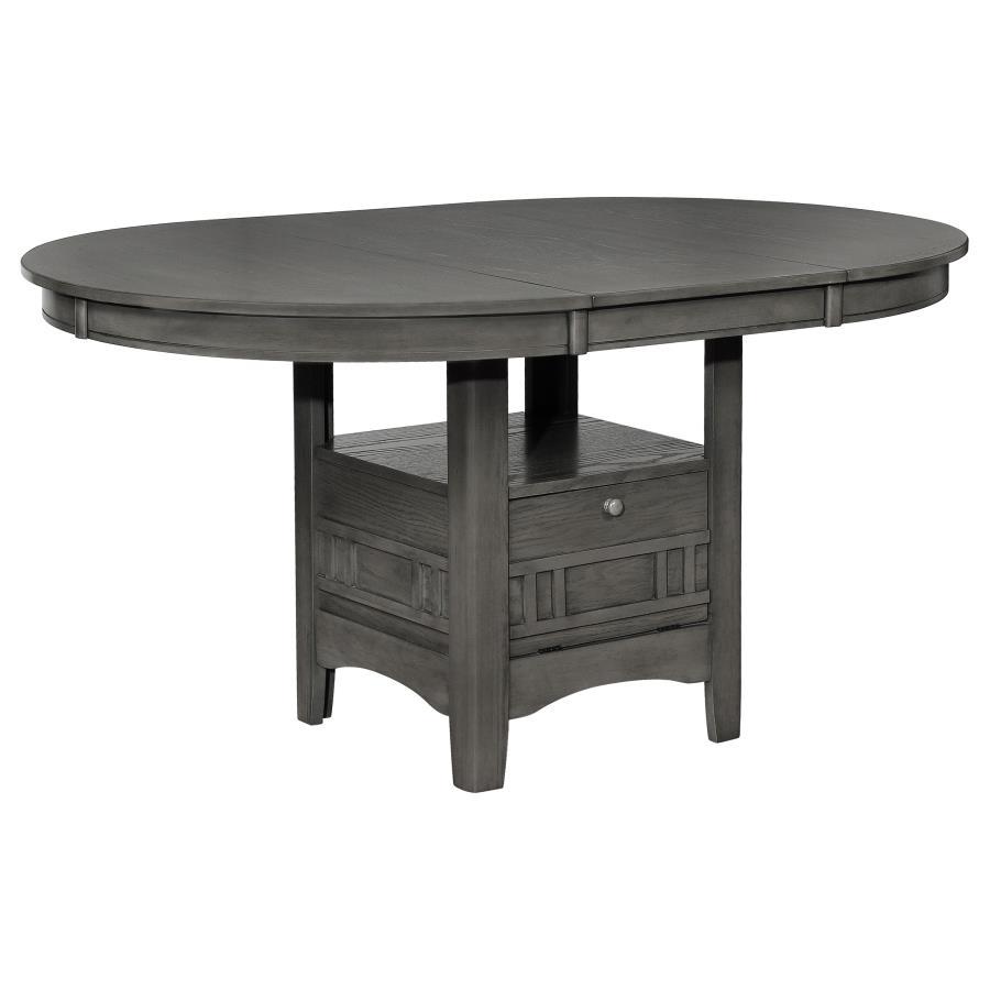 Lavon - Oval Extension Leaf Dining Table CoasterEveryday