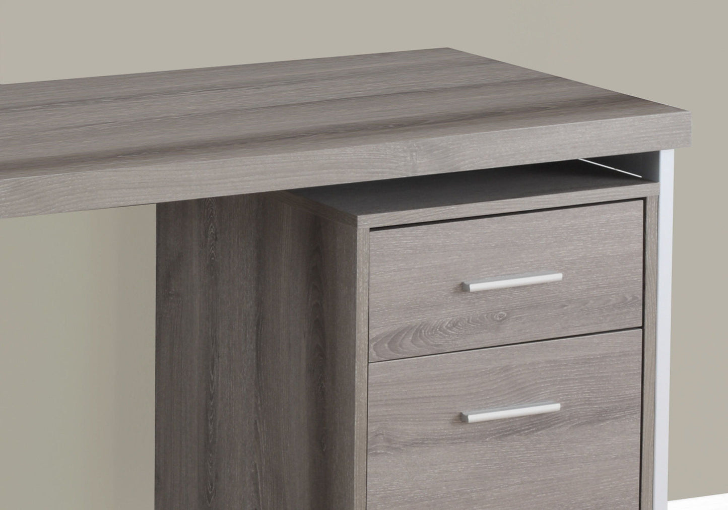 Computer Desk For Home Office, Left, Right Set - Up, Storage Drawers, Modern Design 8th Street