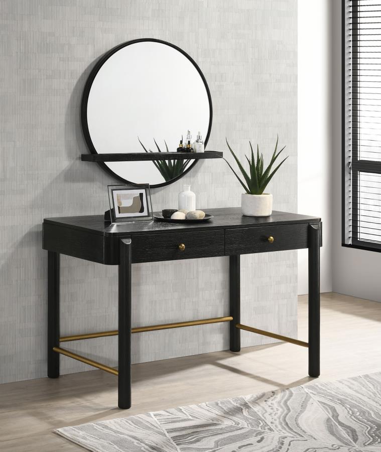Arini - 2 Piece Makeup Vanity Table And Mirror Set Coaster Fine Furniture