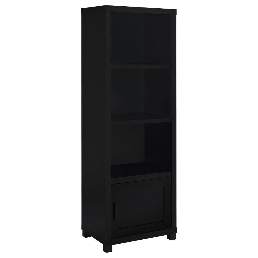 Jupiter - 3-Shelf Engineered Wood Media Tower - Black Coaster Fine Furniture