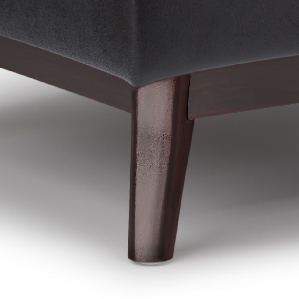 Owen - Tray Top Small Coffee Table Upholstered Storage Ottoman Simpli-Home