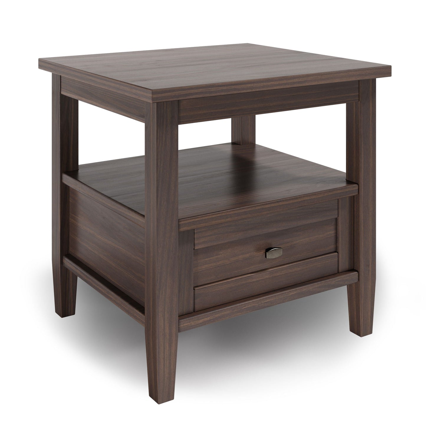 Warm Shaker - End Table - Warm Walnut Brown Simpli-Home