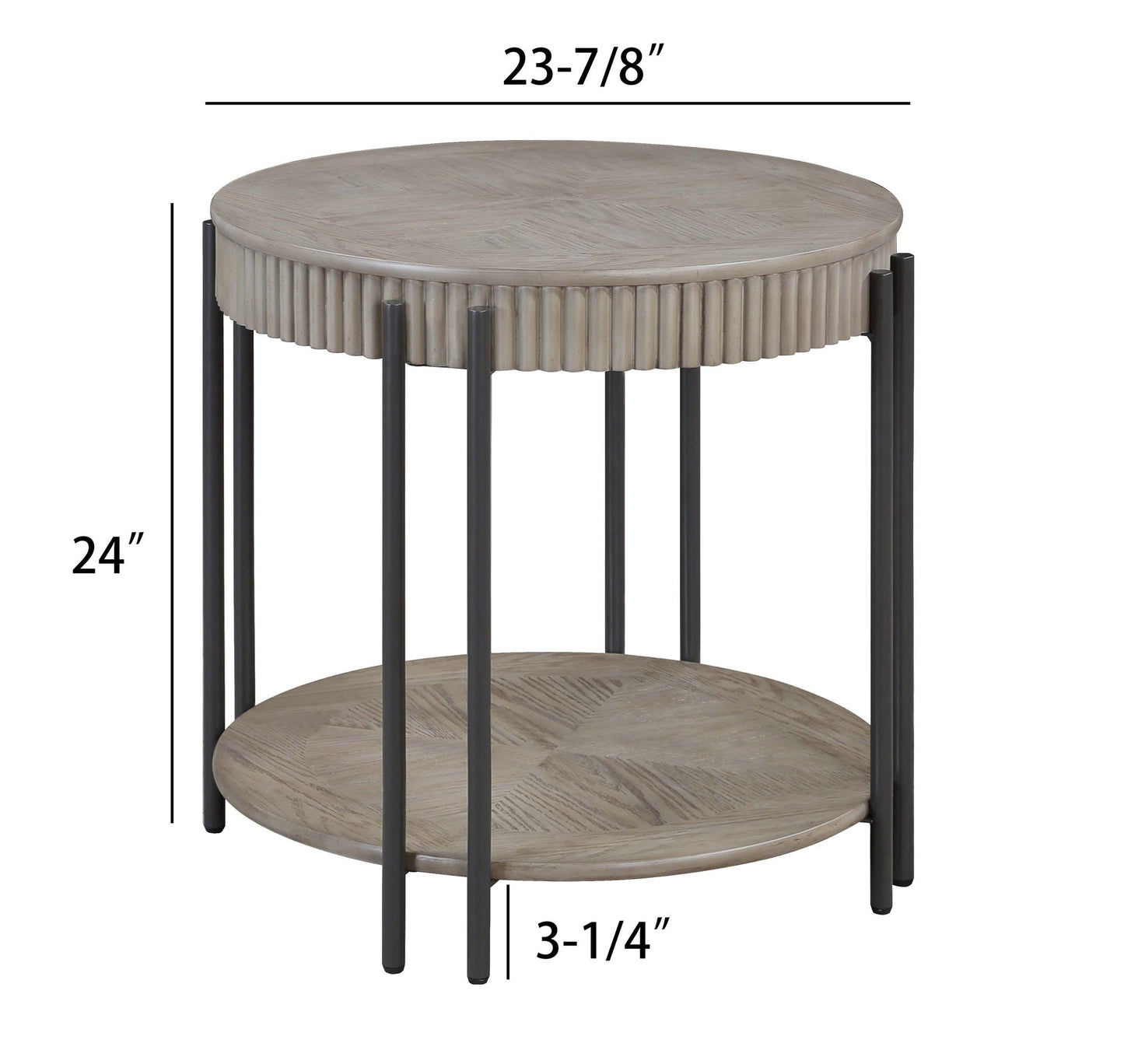 Providence - End Table - Light Brown Crown Mark