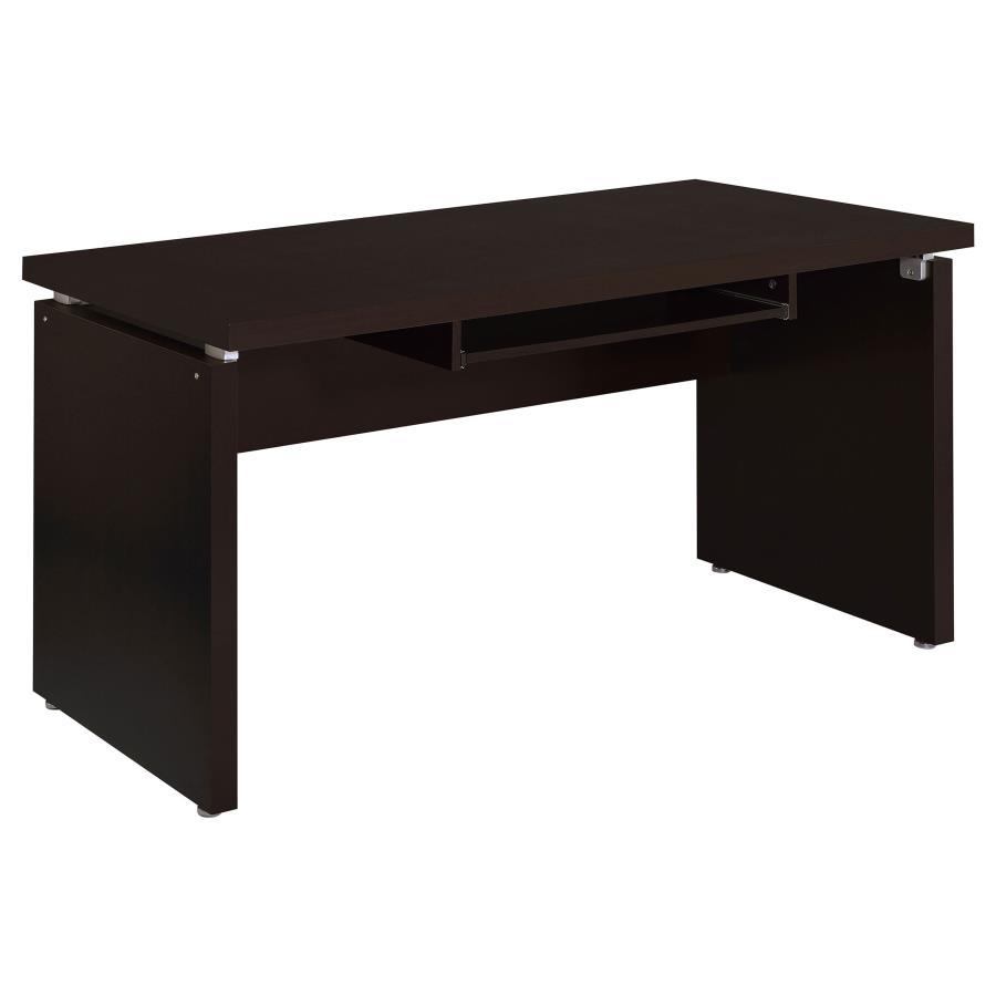 Skylar - Computer Desk With Keyboard Drawer - Cappuccino CoasterEveryday