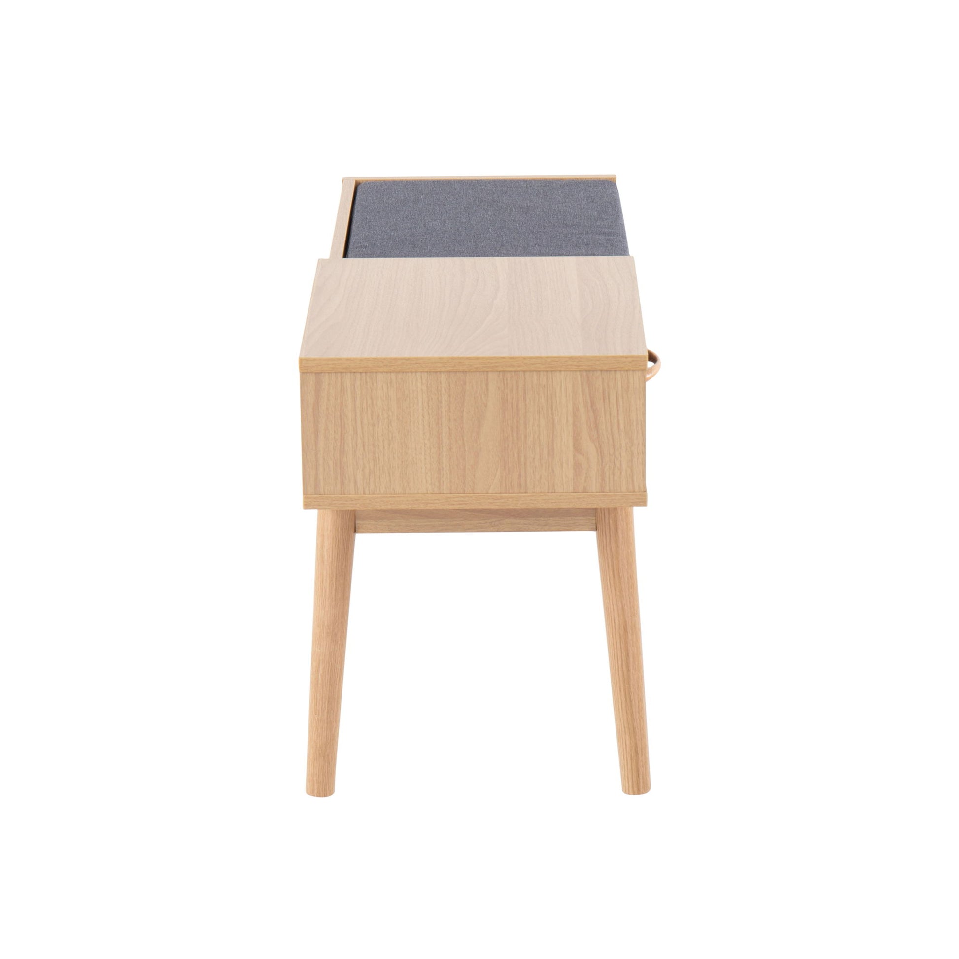 Telephone Contemporary Bench With Pull Out Drawer Lumi Source