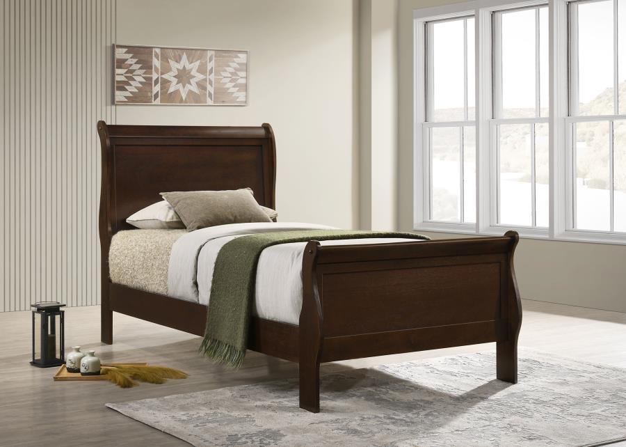 Louis Philippe - Panel Sleigh Bed CoasterEveryday