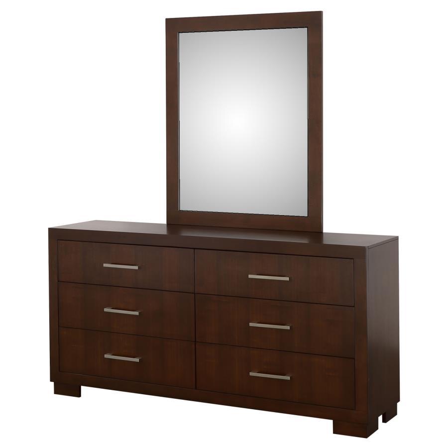 Jessica - 6-Drawer Dresser With Mirror CoasterEssence