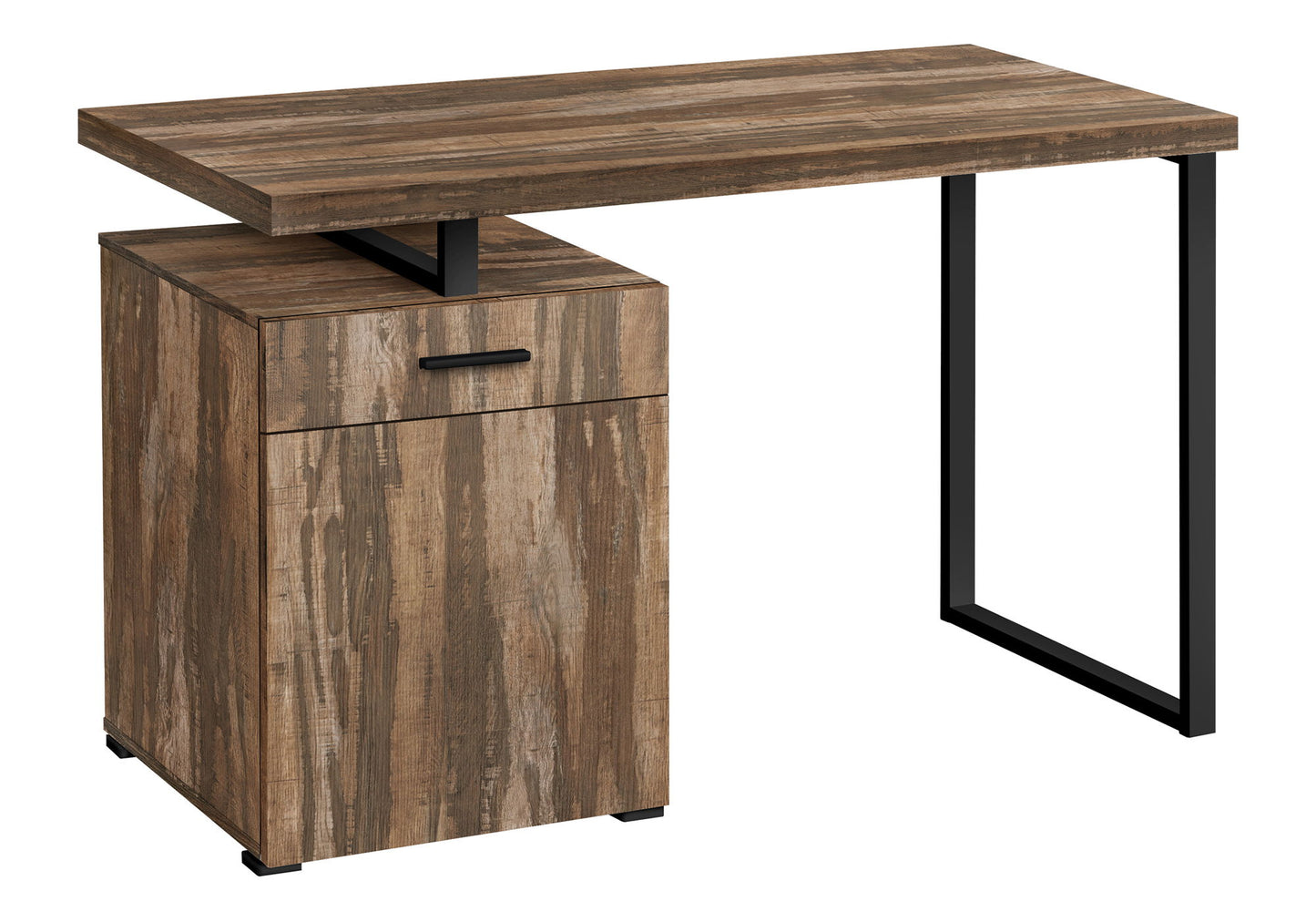 Computer Desk, Home Office, Laptop, Left, Right Set-Up, Storage Drawers, Work, Contemporary, Modern 8th Street