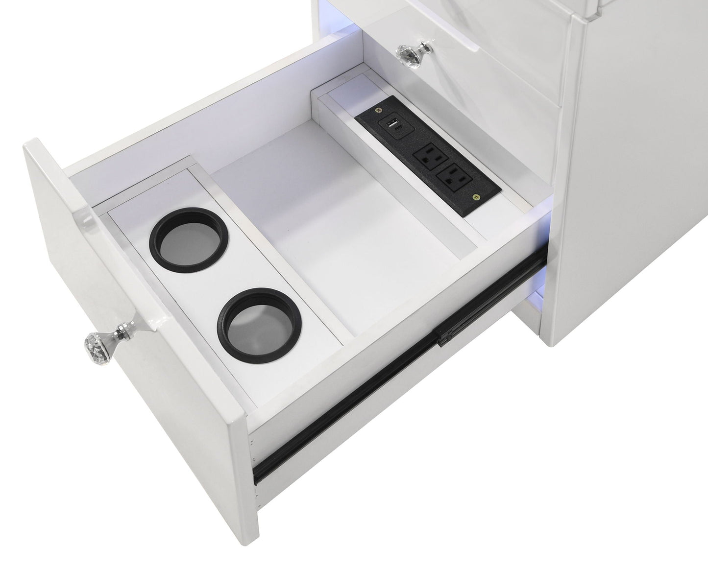 Luxo - Vanity Desk - White Crown Mark