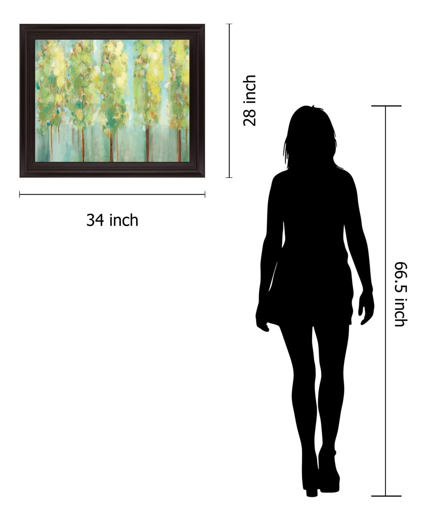 Turnwood - 28" x 34" Framed Wall Art Classy Art