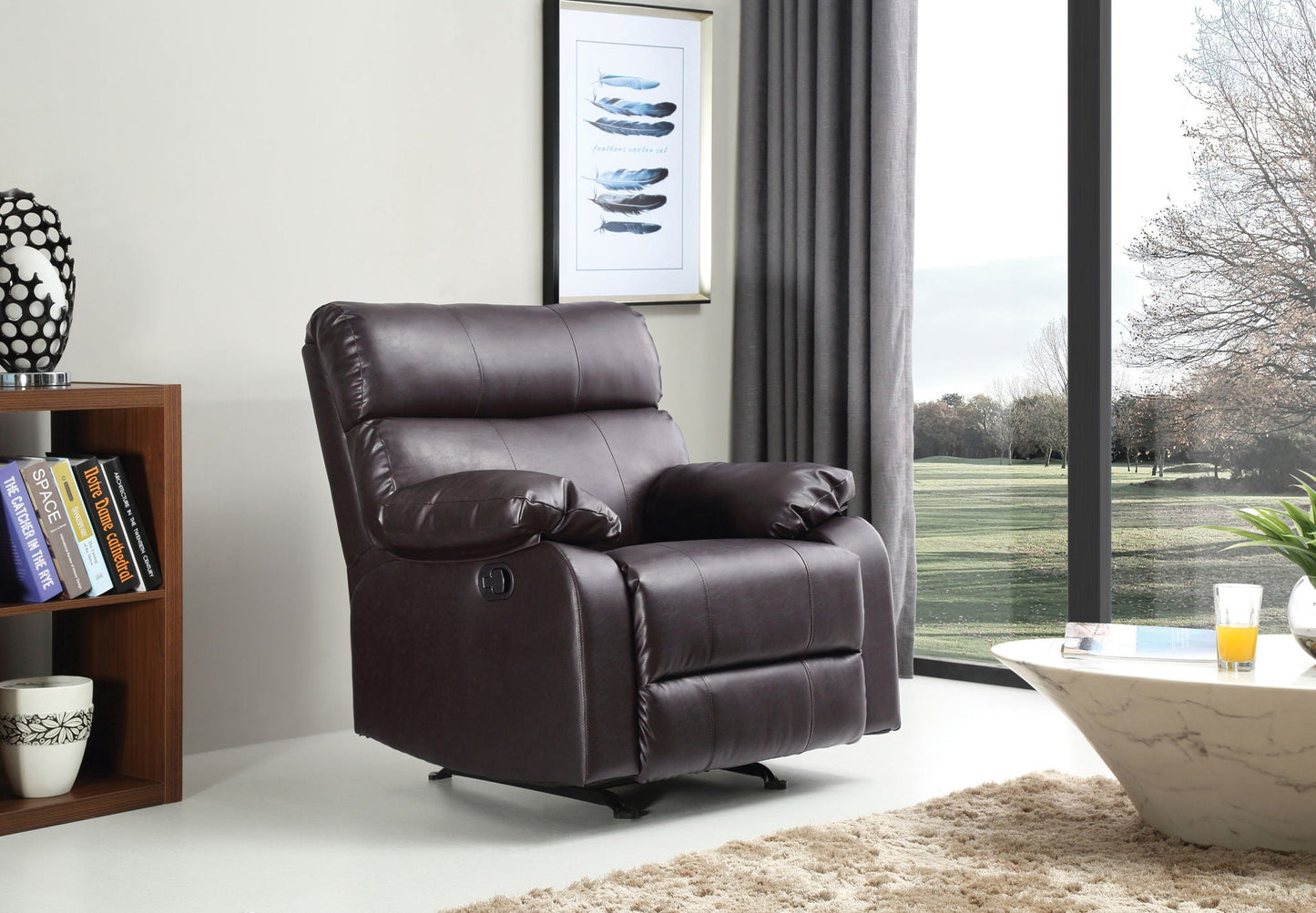Modern Design Rocker Recliner Glory Furniture