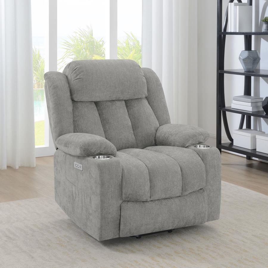Houston - Upholstered Power Lift Recliner Chair CoasterEveryday