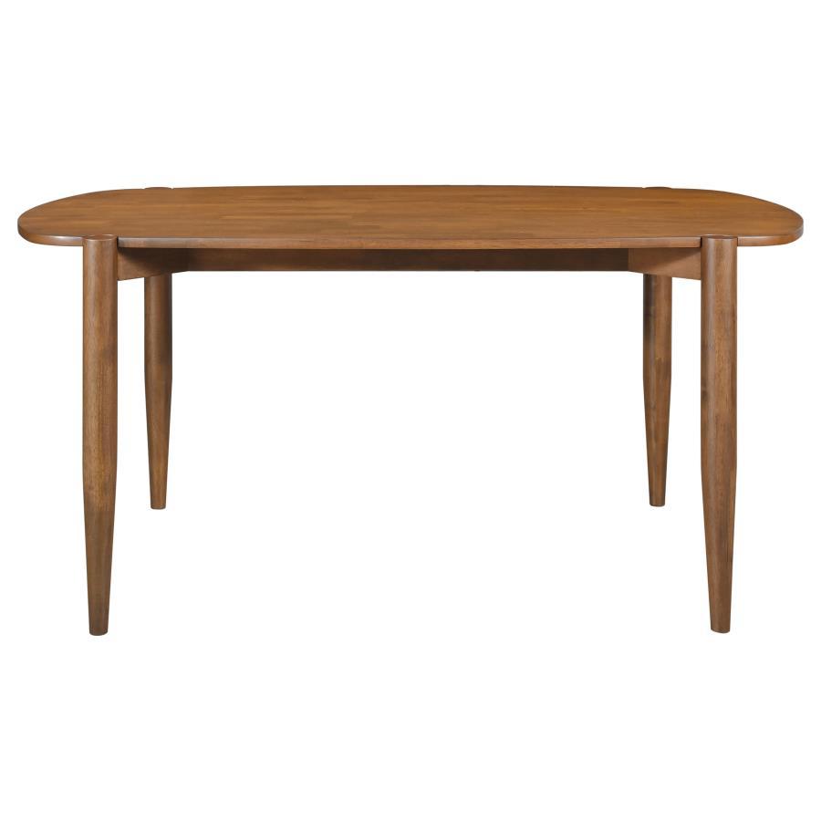 Dortch - Oval Solid Wood Dining Table - Walnut CoasterEveryday