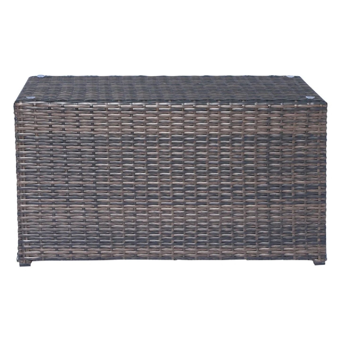 Wicker Outdoor Sectional With Weather Resistant Cushions And Table LSI Patio Furniture