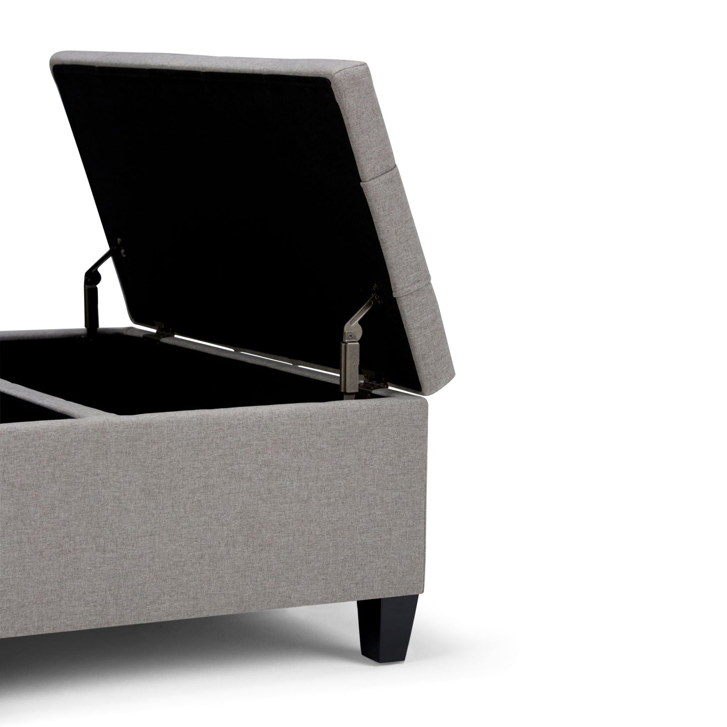 Harrison - Upholstered Coffee Table Storage Ottoman Simpli-Home