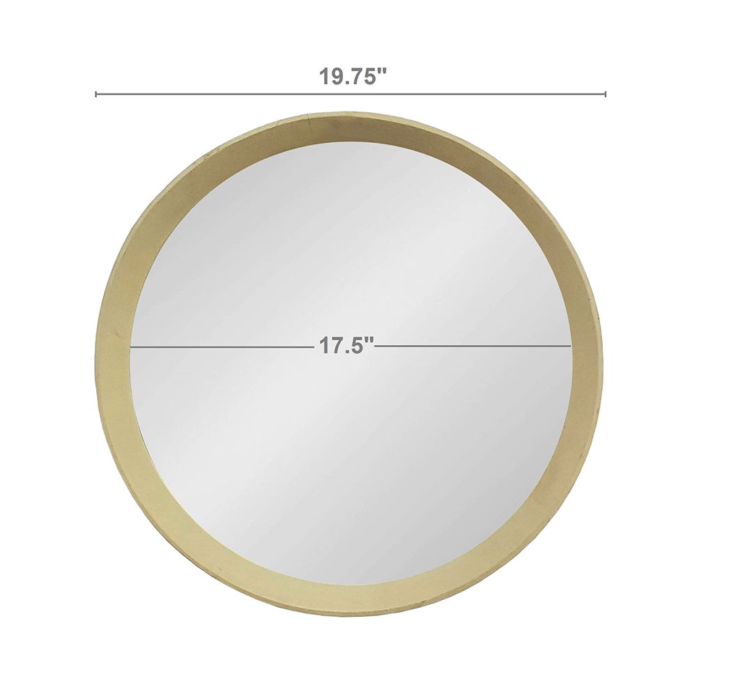 Transitional Decor Style Wall Mirror Decor With Frame For Bathroom Daily Nest