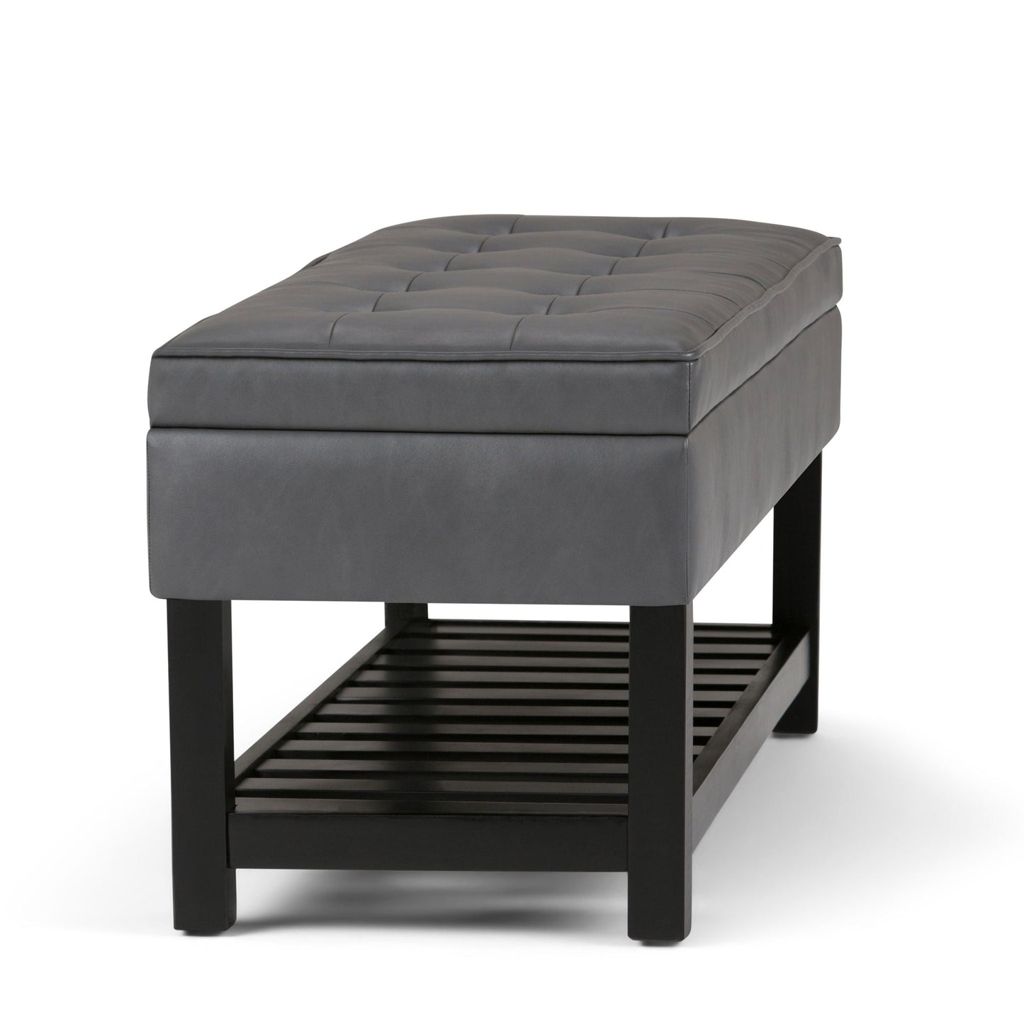 Cosmopolitan - Storage Ottoman Bench With Open Bottom Simpli-Home