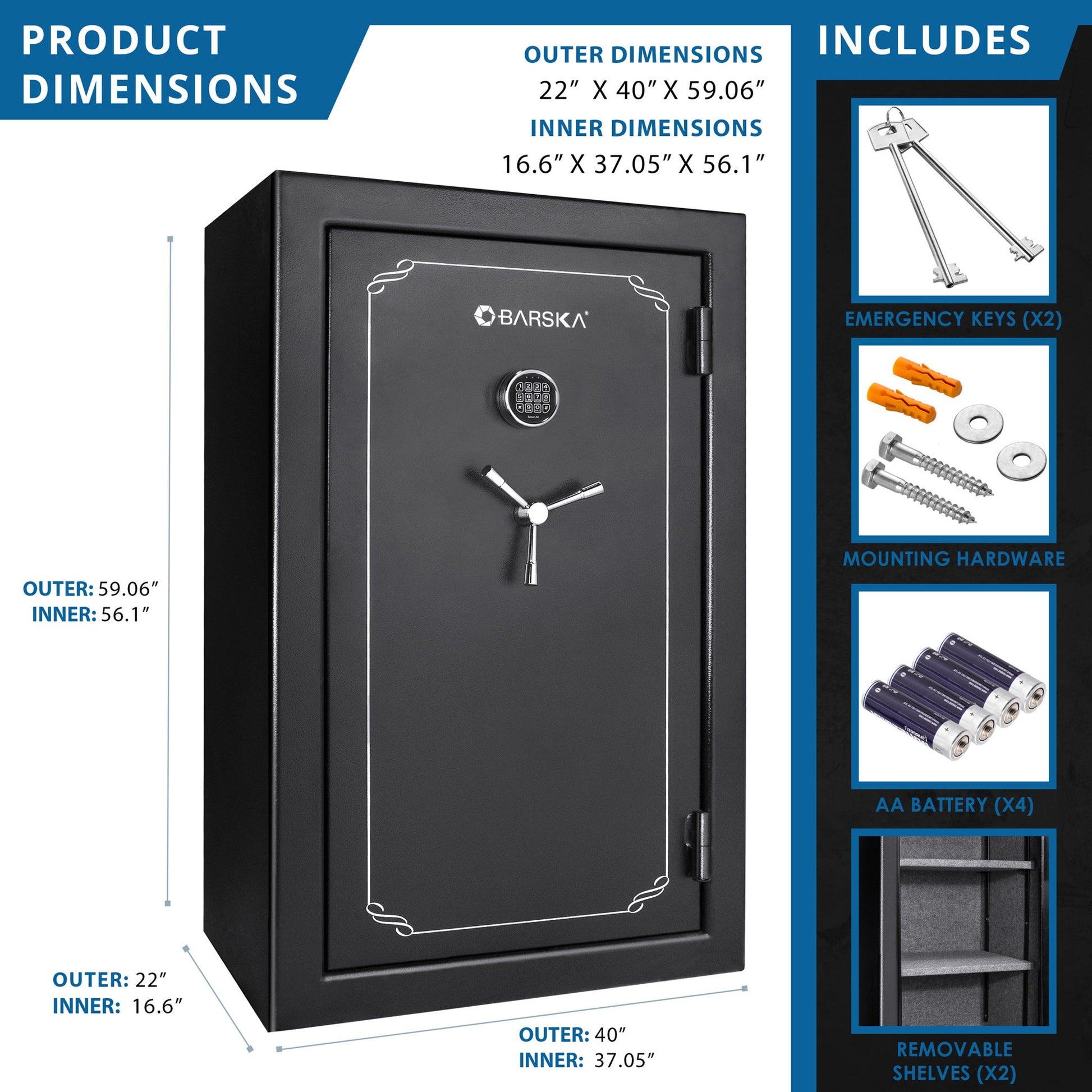 Tall Fireproof Protection Safe Vault Daily Nest