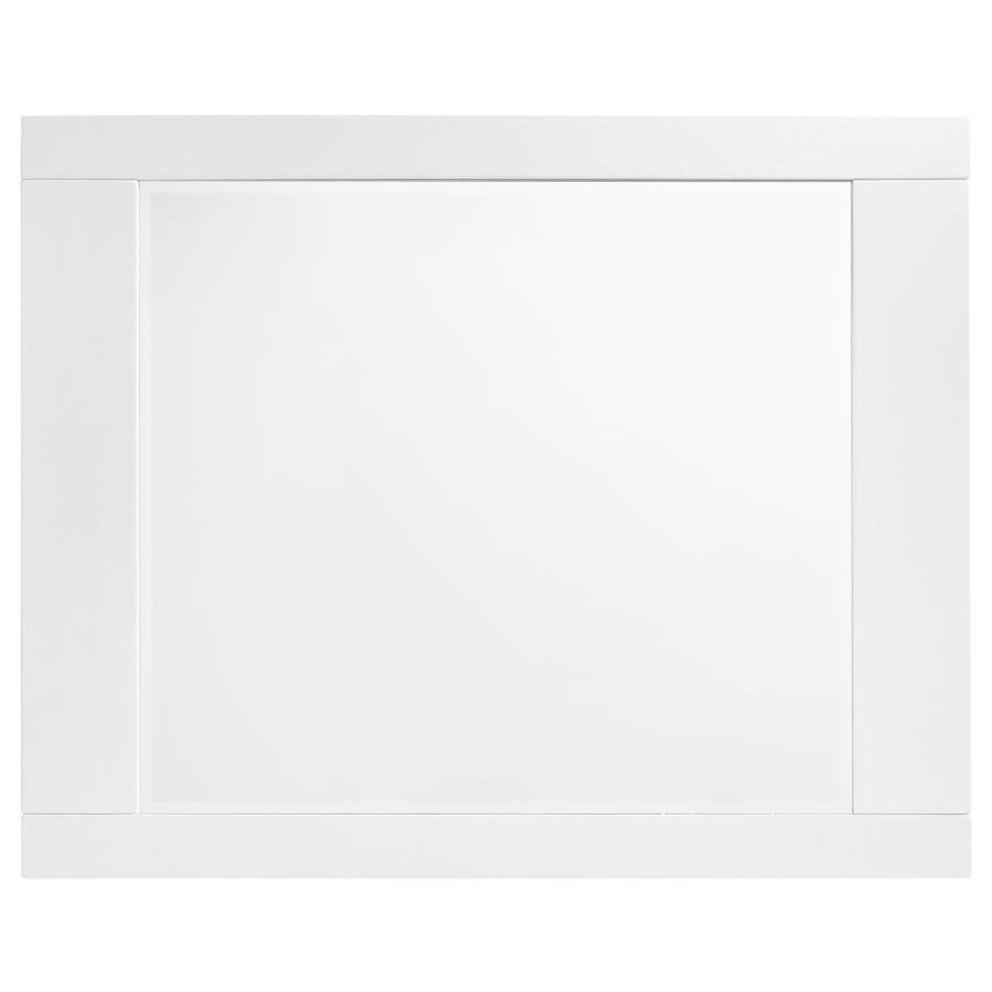 Felicity - Dresser Mirror - White High Gloss CoasterEssence