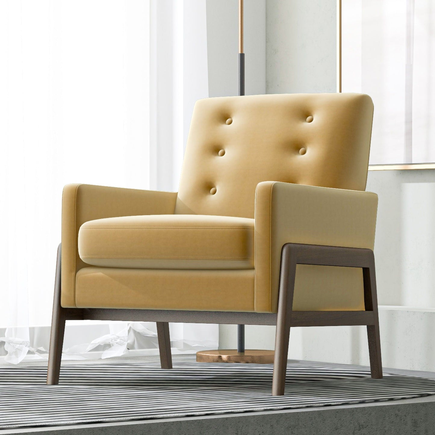 Cole - Solid Wood Lounge Chair - Snoozhouse