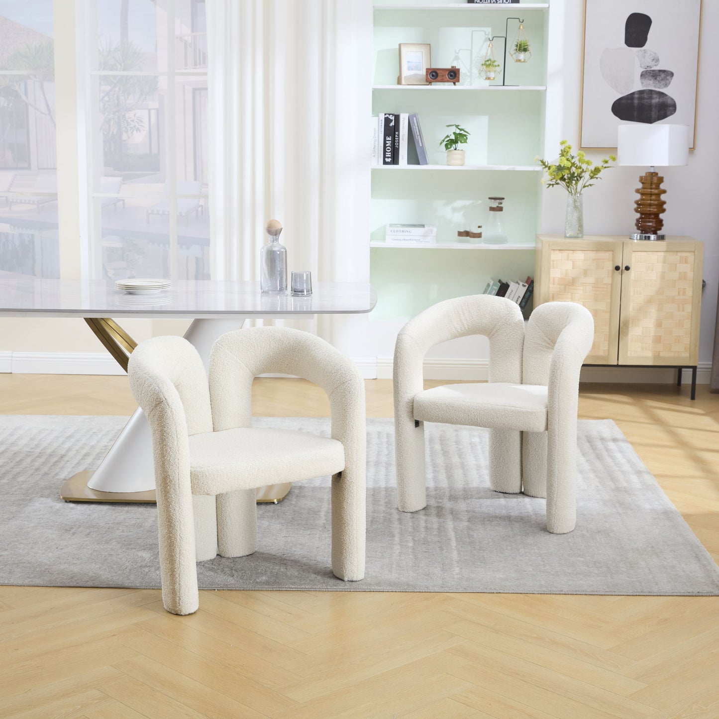 Coolmore Contemporary Designed Accent / Dining Chair With Armrests Home Essentials