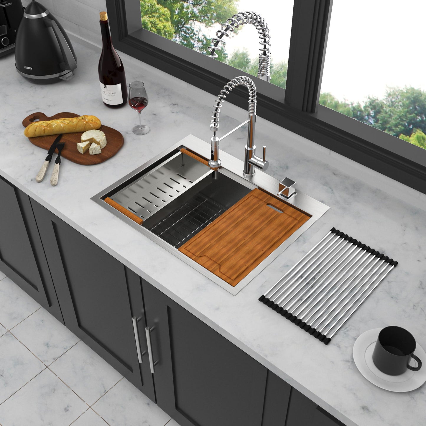Drop In Kitchen Sink Stainless Steel 16 Gauge Daily Nest