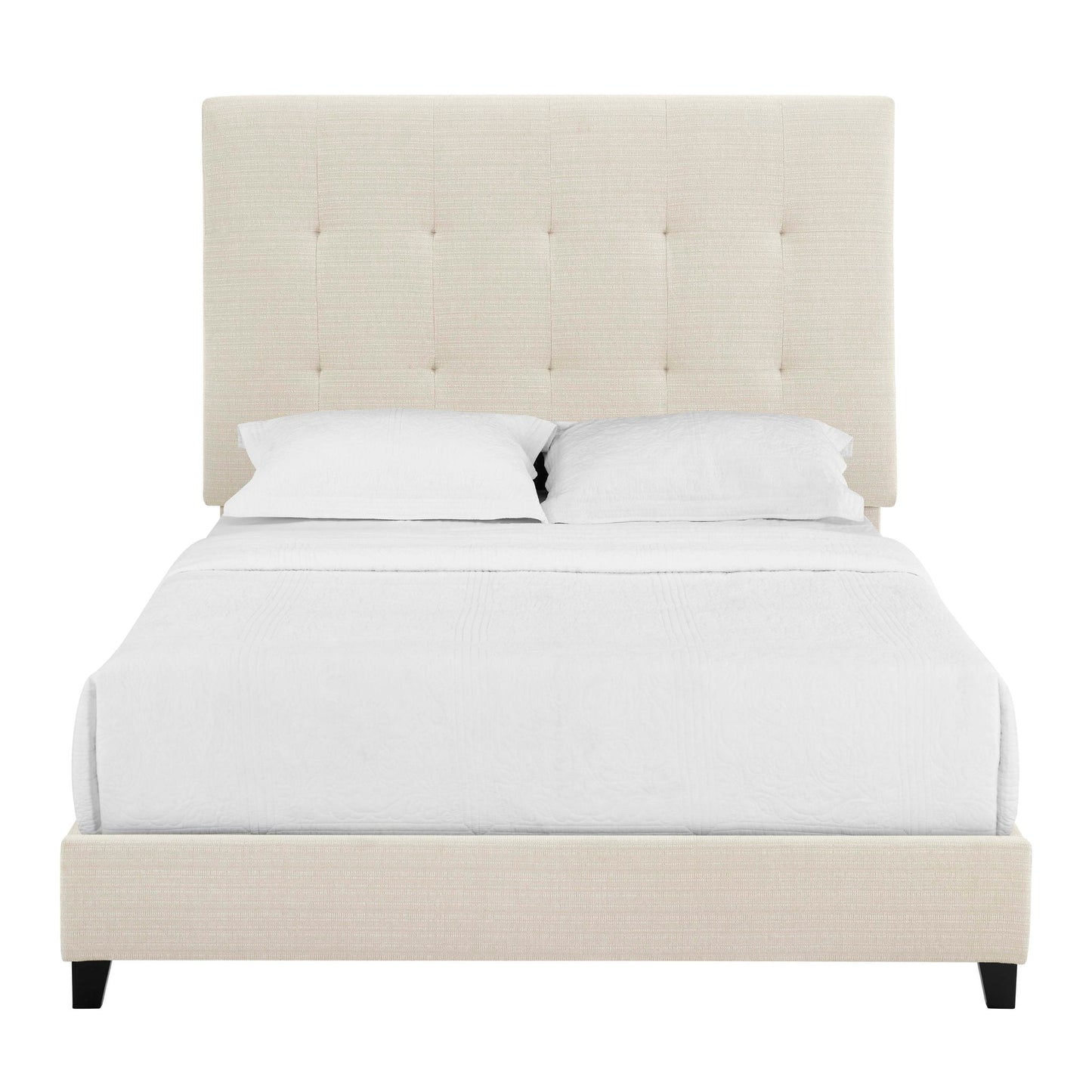 Tufted Upholstered Platform Bed Legends