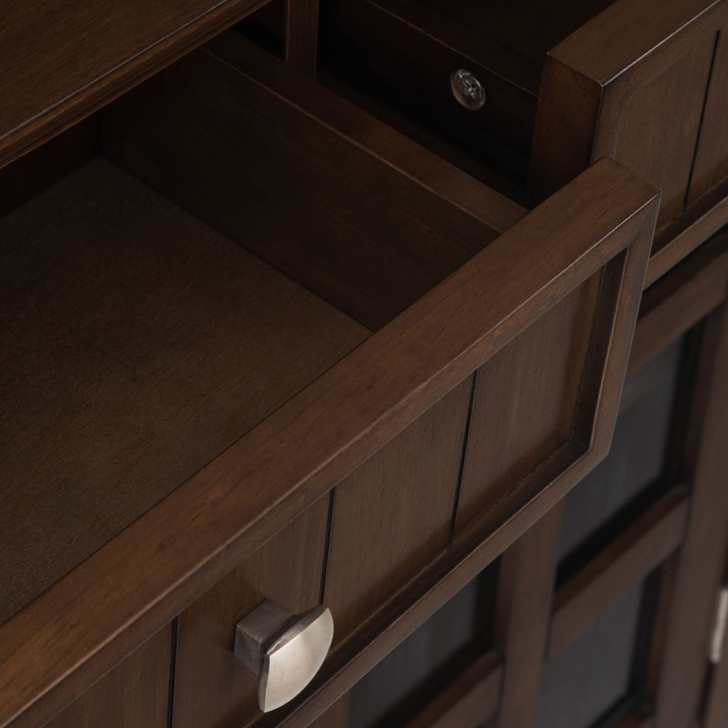 Acadian - Handcrafted Entryway Storage Cabinet Simpli-Home