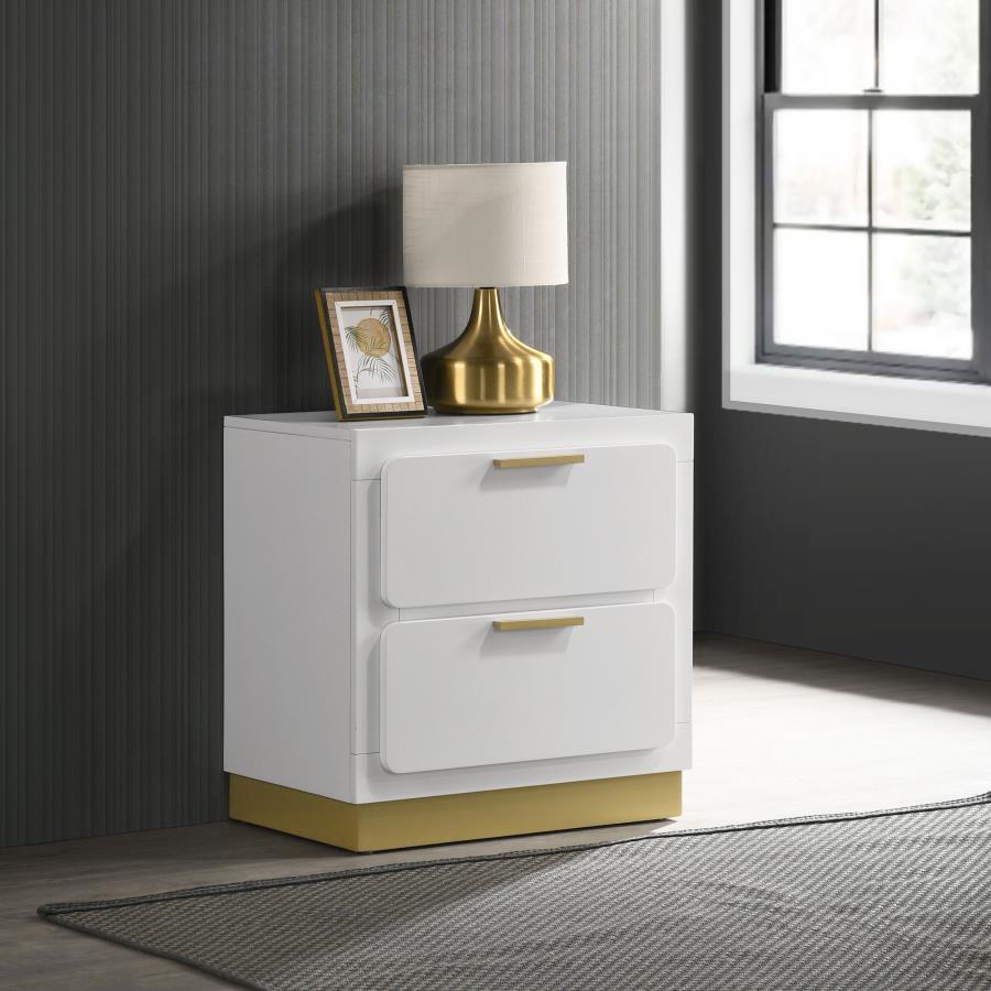 Caraway - 2-Drawer Nightstand Coaster Fine Furniture