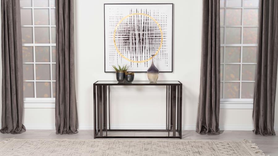 Adri - Glass Top Entryway Sofa Console Table Coaster Fine Furniture