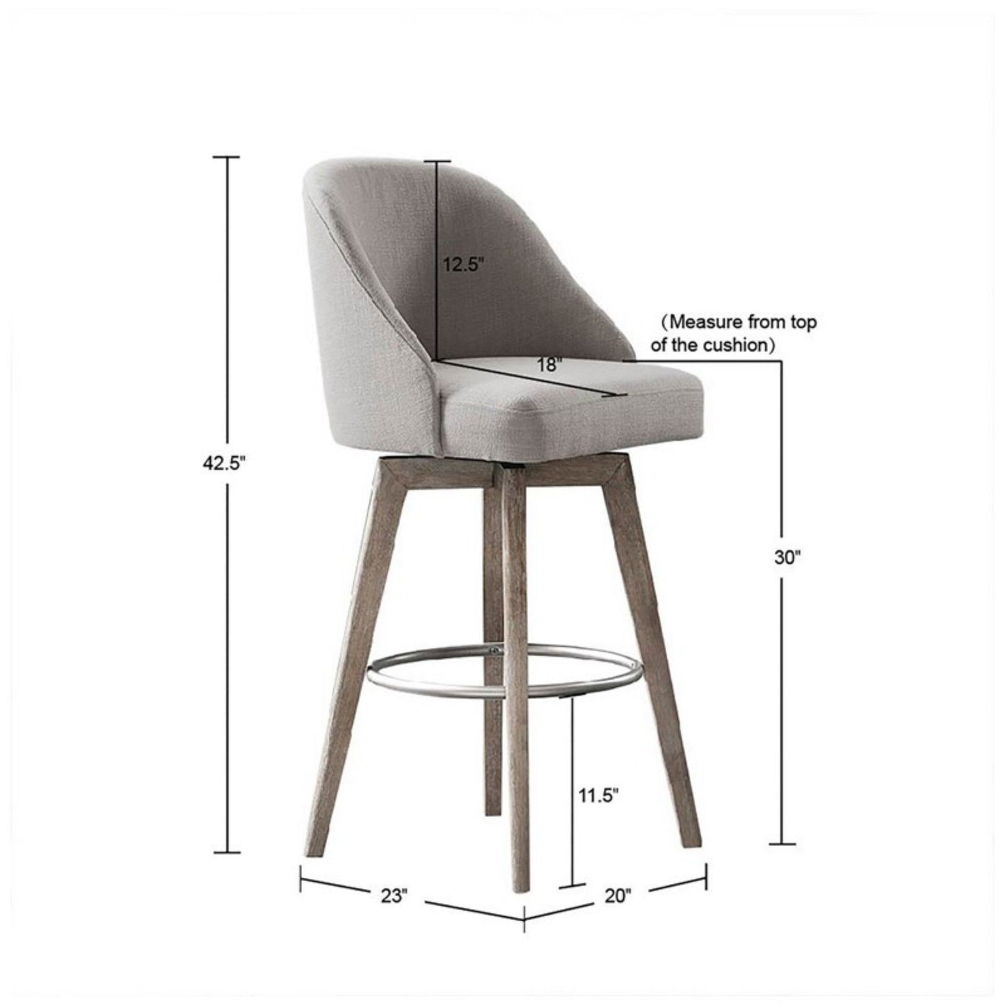 Pearce - Bar Stool With Swivel Seat JLA