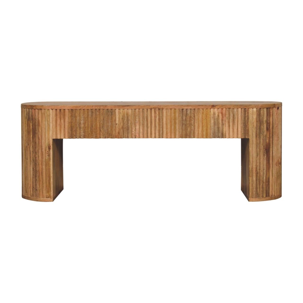 Soba - Straight Media Unit - Oak Artisan Furniture