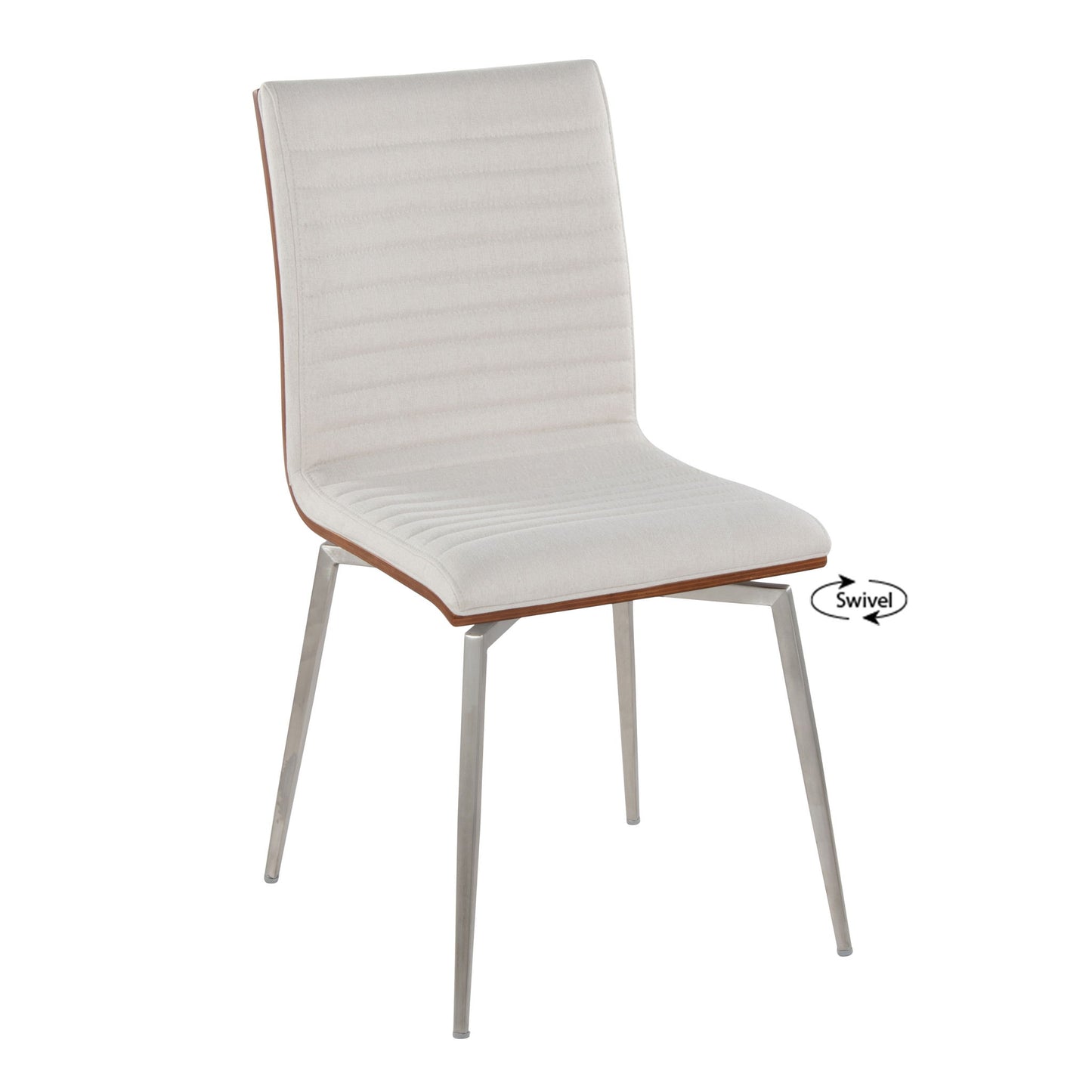 Mason - Contemporary Dining Chair (Set of 2) With Swivel Lumi Source