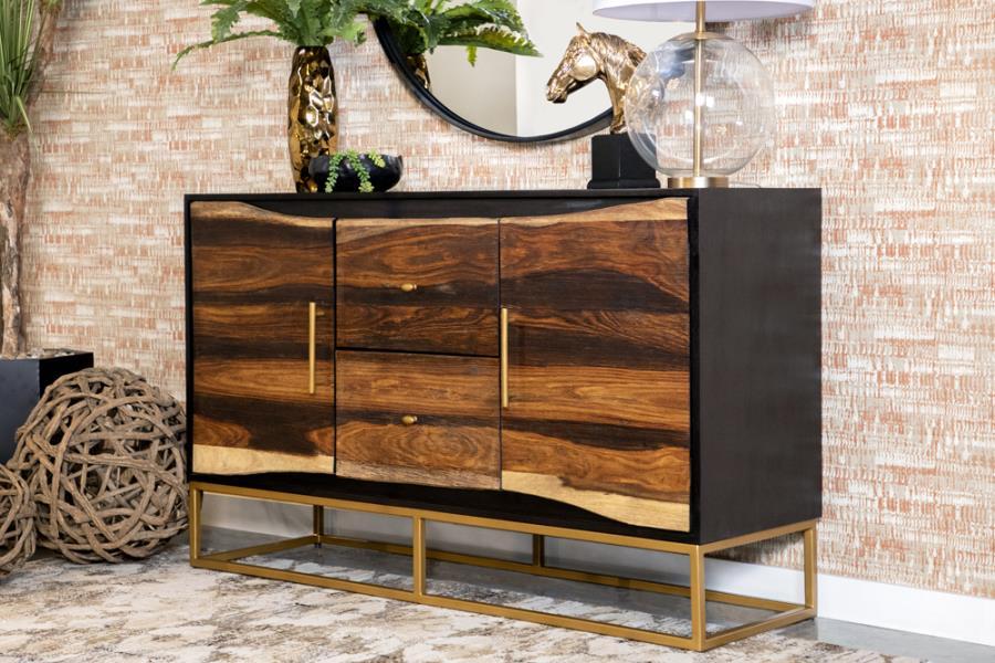 Zara - 2-Door Wood Accent Storage Cabinet CoasterElevations
