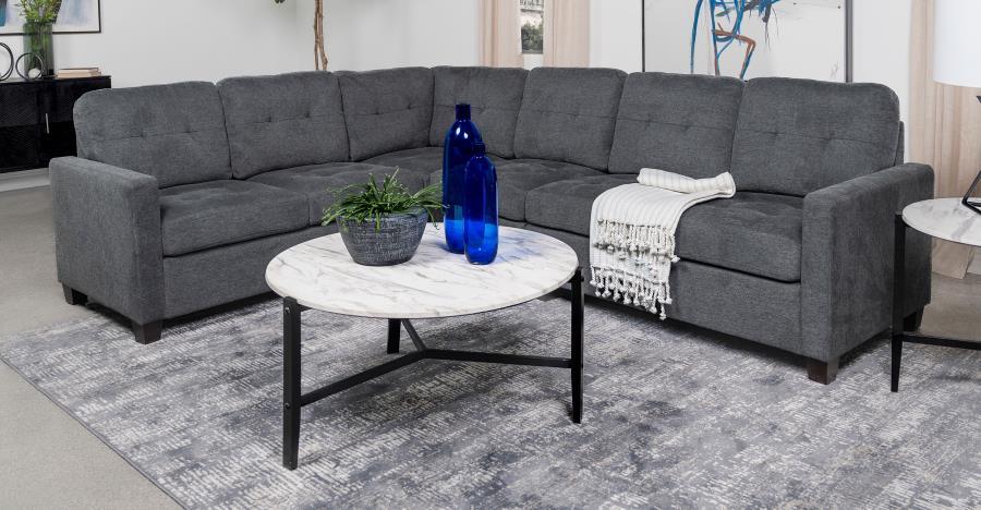 Georgina - Upholstered Modular Sectional Sofa Coaster Fine Furniture