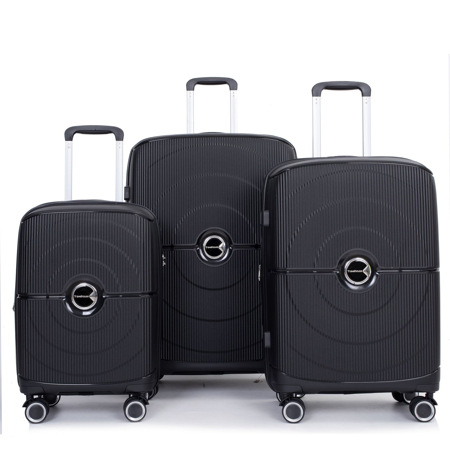 Expandable Hardshell Suitcase Double Spinner Wheels Luggage Sets Daily Nest