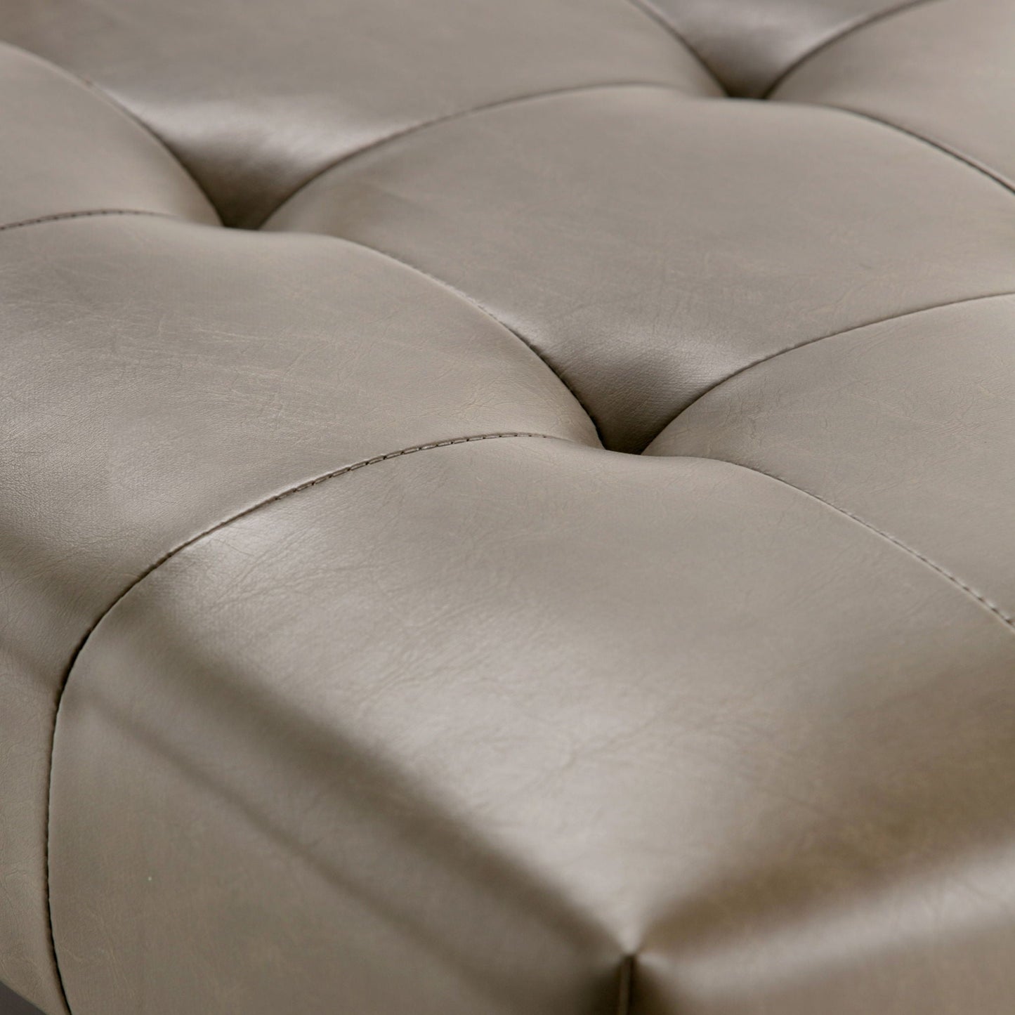 Draper - Upholstered Mid Century Tufted Ottoman Bench Simpli-Home