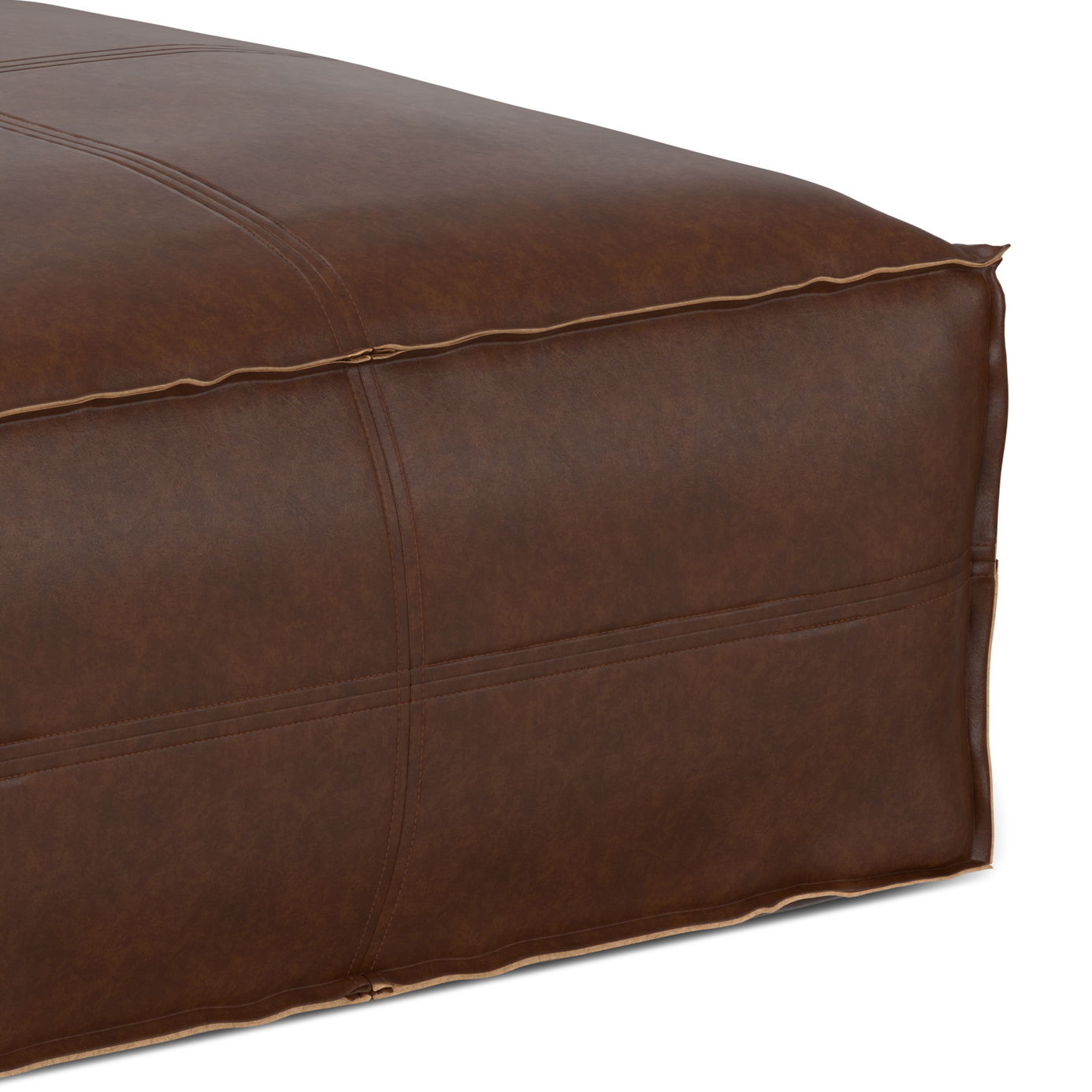Brody - Large Square, Coffee Table Pouf Simpli-Home