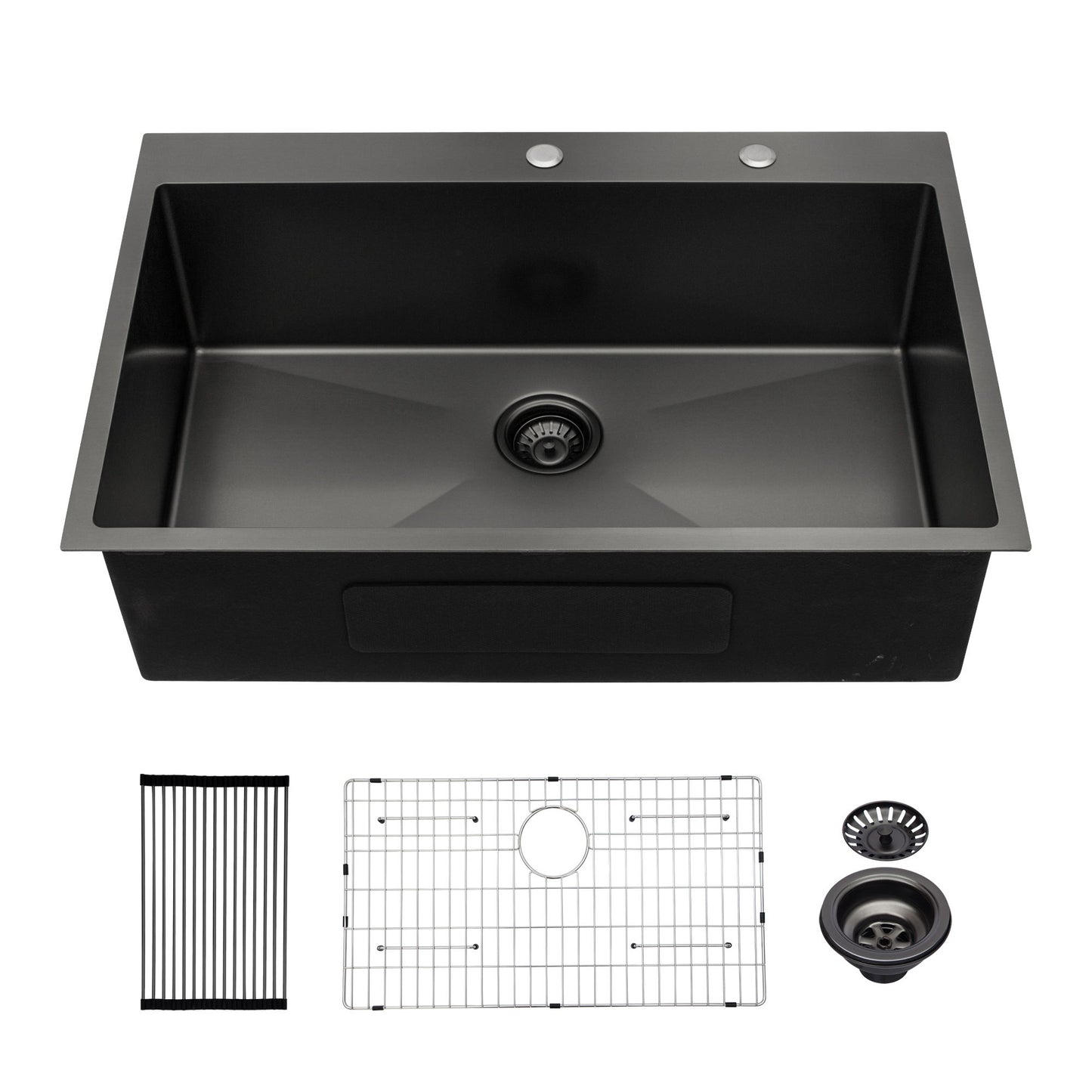 Topmount Kitchen Sink 16 Gauge, Single Bowl Daily Nest