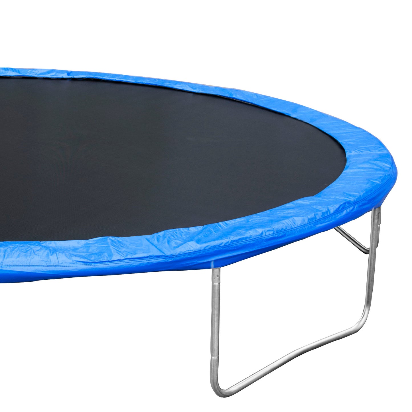 14Ft Trampoline For Adults & Kids With Basketball Hoop, Outdoor Trampolines With Ladder And Safety Enclosure Net For Kids And Adults - Blue Daily Nest