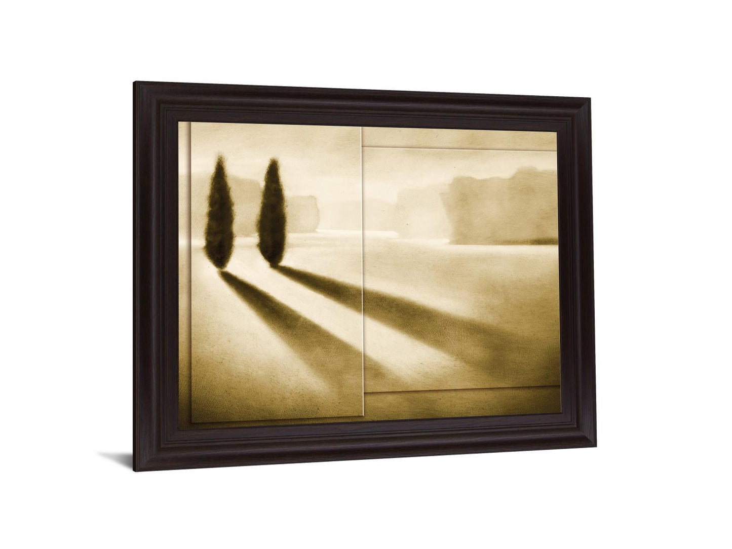 Silent Shadowscape - 28" x 34" Framed Wall Art Classy Art