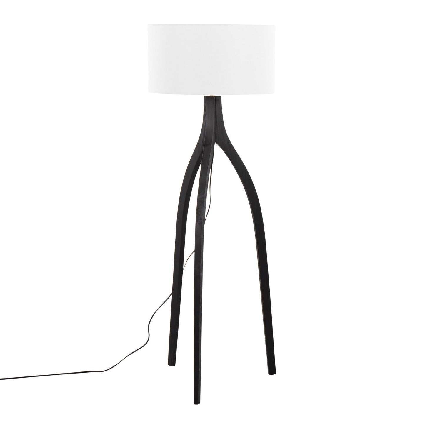 Wishbone - Contemporary Floor Lamp Lumi Source