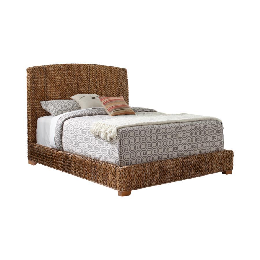 Laughton - Banana Leaf Panel Bed CoasterEssence