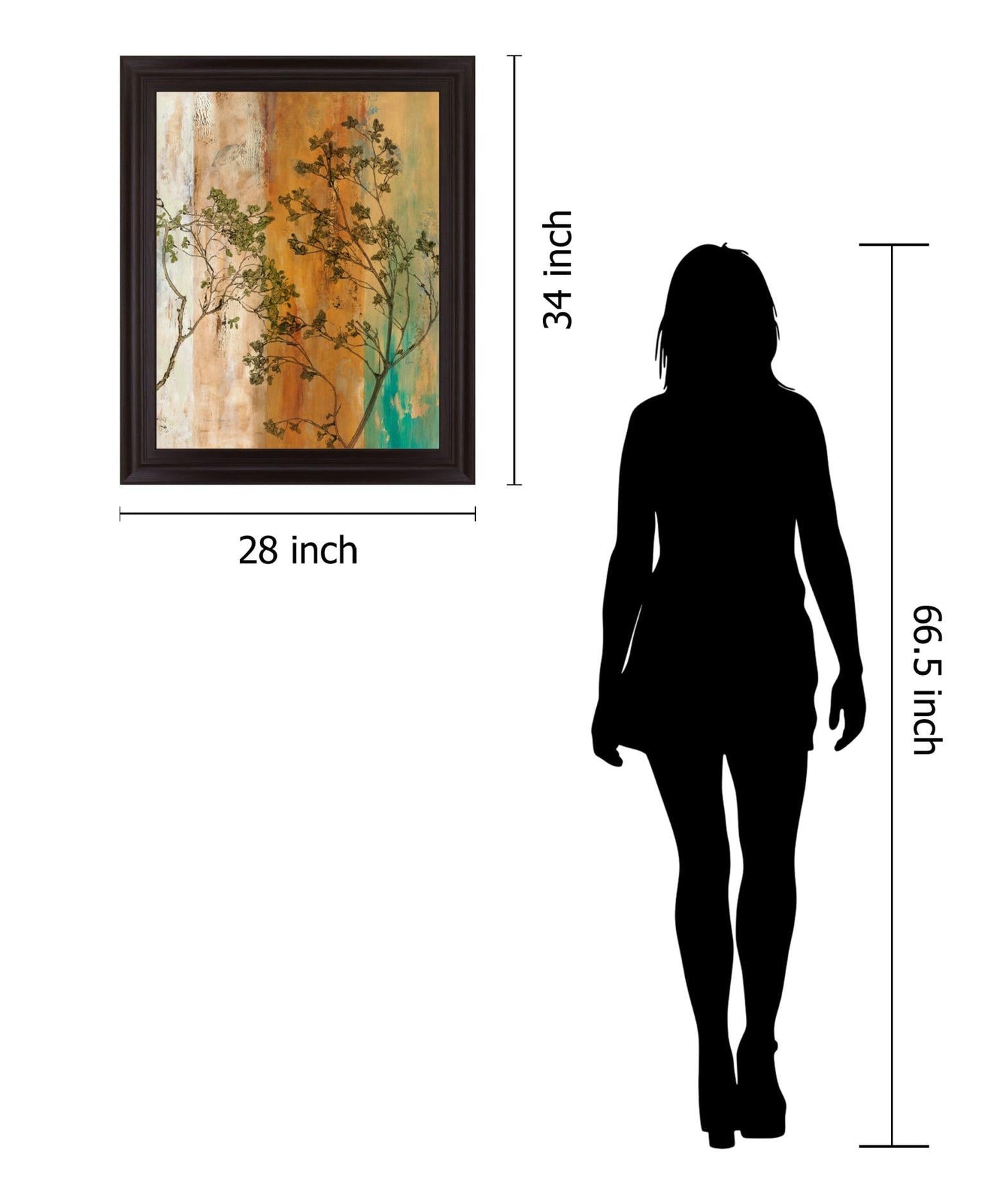 Autumn Branch Reverie - 28" x 34" Framed Wall Art Classy Art