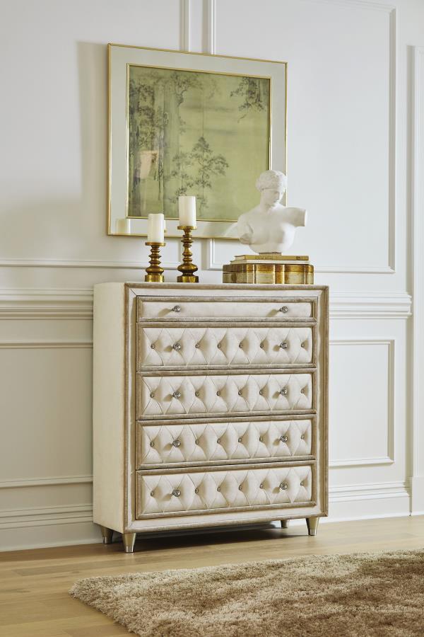 Antonella - 5-Drawer Bedroom Chest CoasterElevations