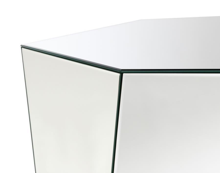 Capella - Mirrored Coffee Table Set Coaster Fine Furniture