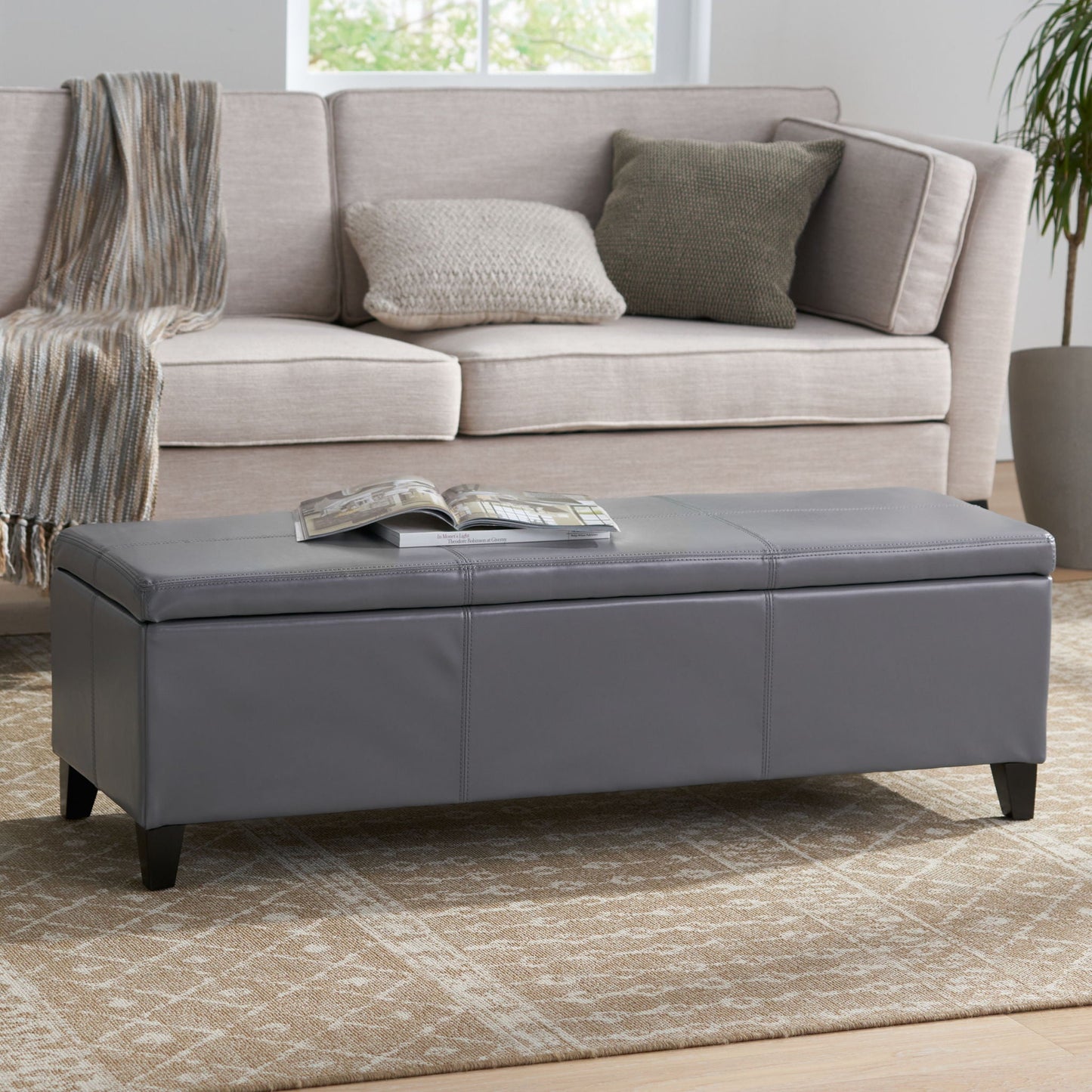 Glouster - Contemporary Storage Ottoman Noble House